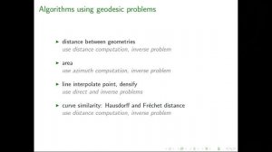 2019 - Geodesic algorithms: an experimental study