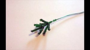 новогодняя елка из бисера. beaded christmas tree