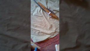 Обрез винтовки Мосина из дерева.(оружие повстанцев)