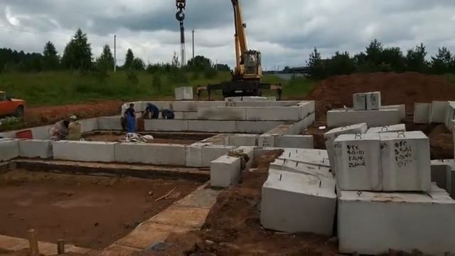 бетонные блоки для фундамента смотреть онлайн