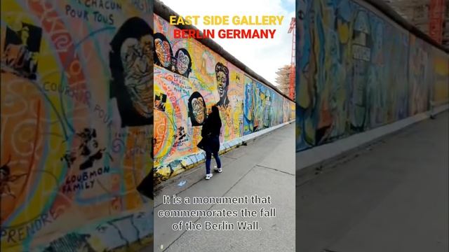 Why is the East Side Gallery famous? #eastsidegallery #berlin #germany #beehappy #travel #shorts