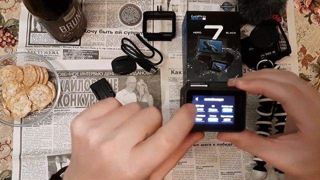 Gopro 7 распаковка обзор как установить внешний микрофон на gopro 7