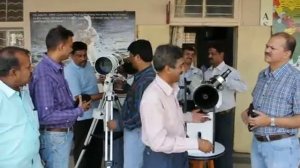 Sainik School Bijapur  telescopes, Gp Capt Deepak Bhat & his batch  26