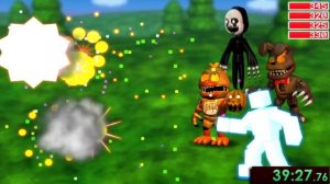 FNAF World 100% Speedruns are quite the Adventure