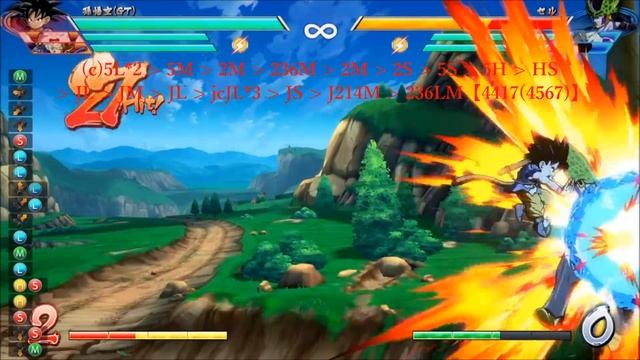 DRAGON BALL FIGHTERZ GOKU(GT) BASIC COMBOS【ドラゴンボールファイターズ 悟空(GT) 基礎コンボ】 смотреть онлайн