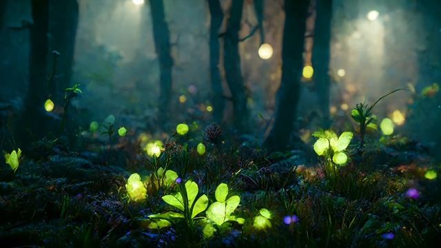 Enchanted Forest Ambience Music - Nature Sounds to Help You Relax - Healing Music for Meditation. смотреть онлайн