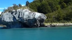 Marble Caves at Lake General Carrera, Chile.