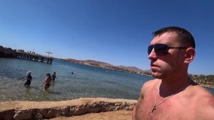 Египет- Песчаный пляж отеля Albatros Aqua Blu Resort 4*