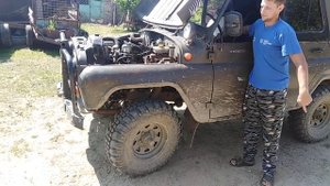 ГУР Тойота на УАЗ 469/3151