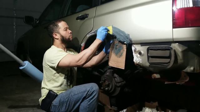 How to fix rusty fender well under 100!