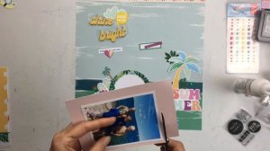 Summer Scrappin' 2020 Day 14- Scrapbooking Process #267- "Shine Bright Summer"