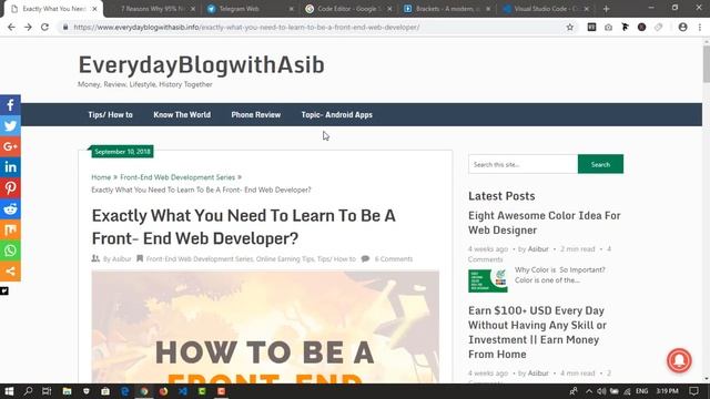 Web Development Bangla Tutorial Part-1