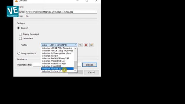 Convert 3GP to MP4 Just using VLC player | Change Any Video 3gp to mp4 (easy method) смотреть онлайн