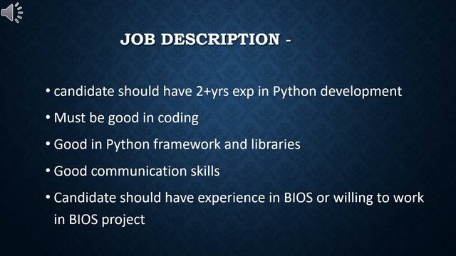 Python Bios Developer Job Opening #jobs #jobsearch #jobopenings #pythonprogramming