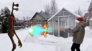 Сиренаголовый в реальной жизни Влог Ева и Фло Сема ведет бой спасая своих сестер