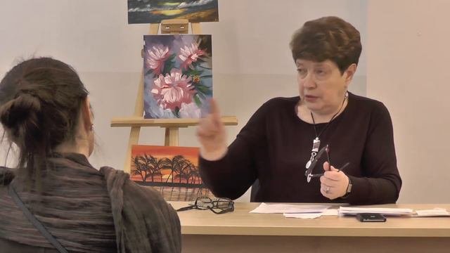 Школа №1514. Встреча М М Бельфер с родителями учеников