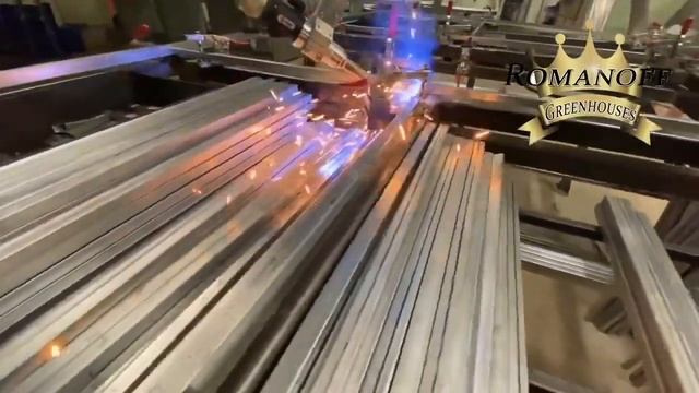 Роботизированная сварка теплиц | Robotic arc welding of greenhouses