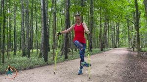 Скандинавская ходьба для начинающих. Разминка