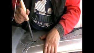 Ремонт пластиково бампера УАЗ Патриот