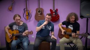 Кавер-Группа "Штрихи" - Акустическое попурри, подготовка к квартирнику)