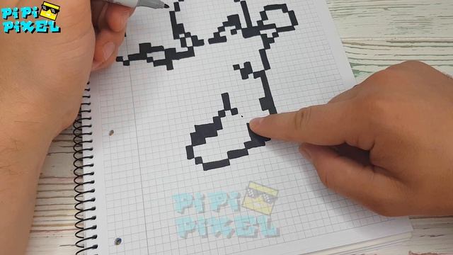 ЧЕЛОВЕК ПАУК - PIXEL ART РИСУНКИ ПО КЛЕТОЧКАМ смотреть онлайн