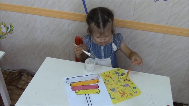 Аппликация "Пирамидка". Занимаемся с малышами. смотреть онлайн