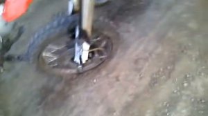 Ремонт тросика газа в полевых условиях))