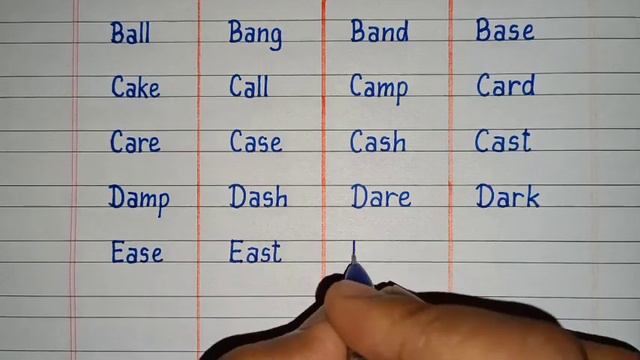 Four Letter Words || 4 Letter Words || Four Letter Words in English || Learn Phonics