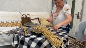 Венок из пшеничных колосков и лаванды своими руками. DIY