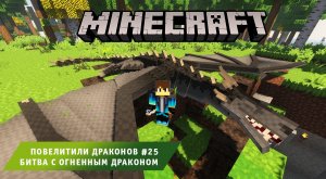 Майнкрафт, НО в Мире Драконов ➤ Часть #25 ➤ Битва с Огненным Драконом ➤ Игра Minecraft ice and fire