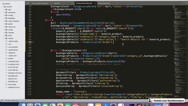 #173 Laravel 8 E-commerce | Products Search Functionality | Search by Product Name/Code/Color/Desc смотреть онлайн