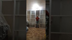 Межкомнатные перегородки деревянные, без нижней направляющей!