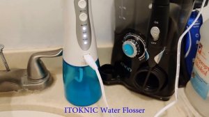 Cordless Water flosser, iTeknic Dental Oral Water pik flosser