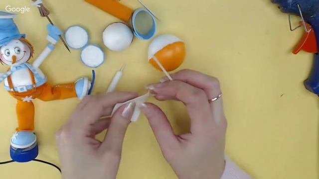 Клоун из фоамирана