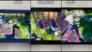 Fortnite Side by Side Comparison | Nintendo Switch LITE vs. Standard vs. OLED