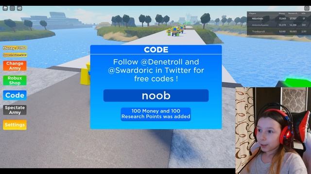 Секретные КОДЫ в НУБ АРМИ Тайкун симулятор от Роблокс - Noob Army Tycoon Codes (ROBLOX) смотреть онлайн