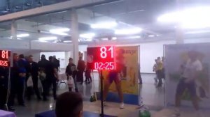 Денисов против Квашнина,Рывок 24 кг/5 мин - 155 против 156. Denisov vs Kvashnin snatch