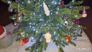 Елочка с советскими игрушками малютка