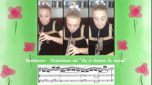 Beethoven - Variations on "La ci darem la mano" from Mozart's "Don Giovanni" - Oboe Trio смотреть онлайн
