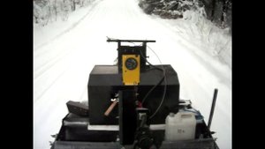 Мини фреза ПКБ "Ski-ma" для подготовки лыжных трасс