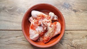 Куриные ножки в сметане и французской горчице