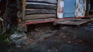 разметил высоту фундамента под пристройку