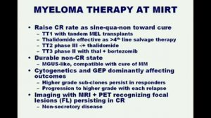 Is Myeloma Curable Part 2-A.m4v