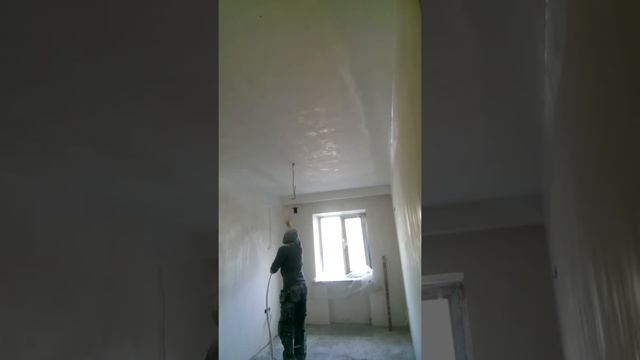 Покраска краскопультом Стен и потолков Одесса смотреть онлайн