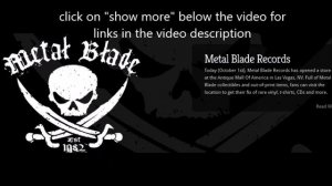 Metal Blade Records opens store in Las Vegas, NV rare items now for sale!