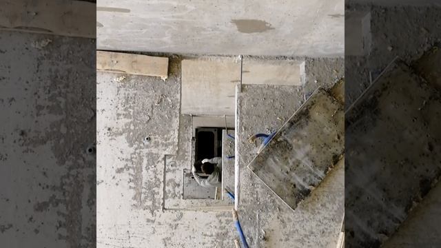 Монтаж вентблоков с лебедкой (таль)