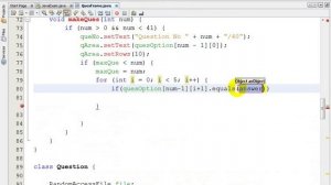 Java Swing Mock Exam Project-part 04