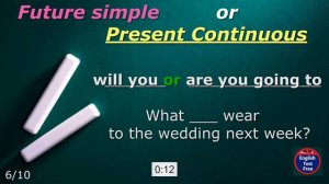 #quiz Future Simple or Present Continuous _ Will or Be going to