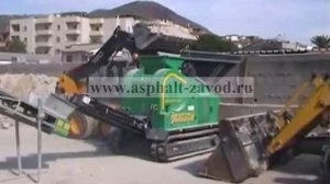 Дробилка для переработки строительного мусора LEM TRACK 48-25(www.asphalt-zavod.ru)