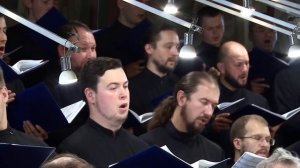 Херувимская песнь Старо-симоновская в обр. П.Чеснокова. Международный хор под управлением В.Горбика